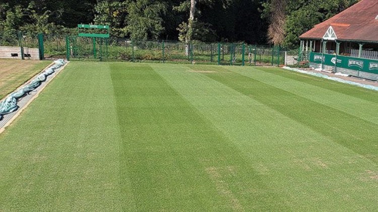 Match Court 4, ten days after completion of renovation (including seeding and top dressing)